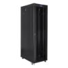 ARMARIO LANBERG RACK 19" 42U 600X1200 FLAT PACK NEGRO PUERTA CRISTAL CON LCD