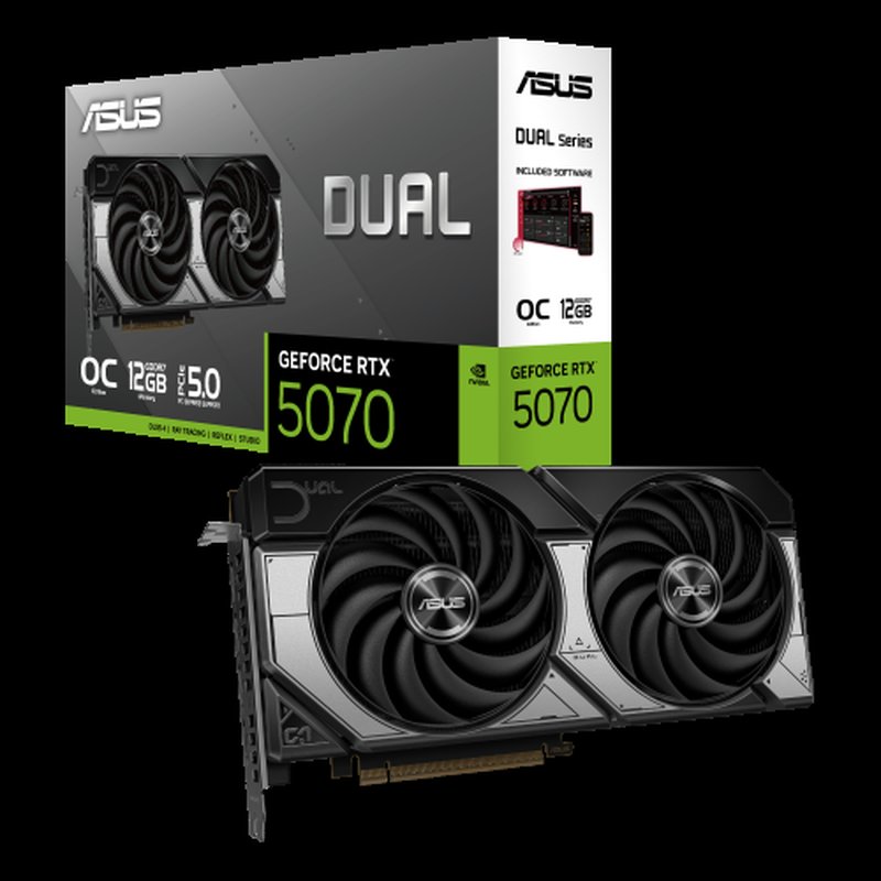 ASUS Dual -RTX5070-O12G NVIDIA GeForce RTX 5070 12 GB GDDR7 - Imagen 8