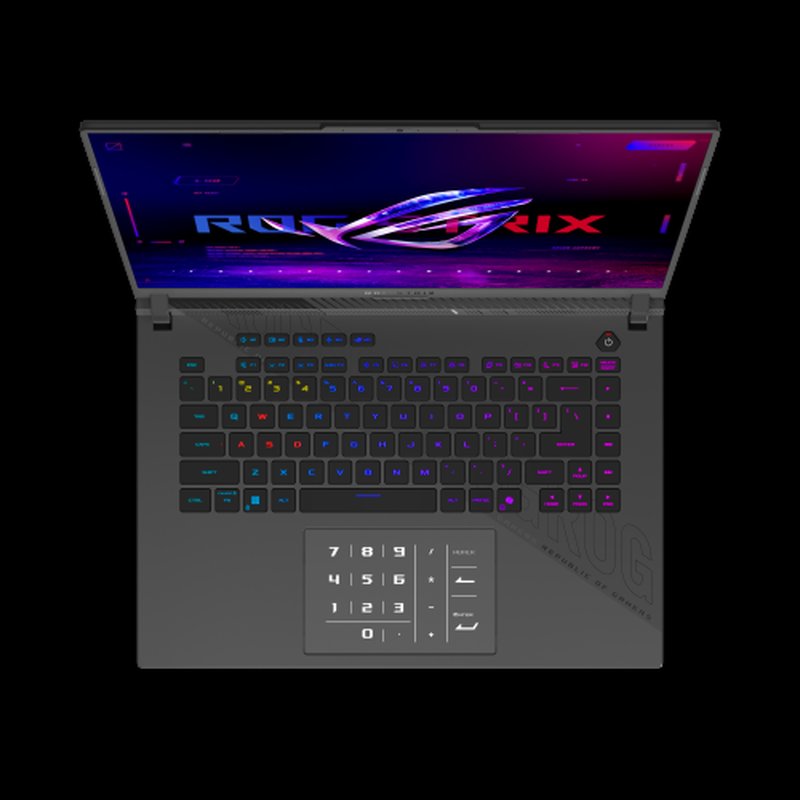 ASUS ROG Strix G16 G614FR-S5151 - Ordenador Portátil Gaming de 16" WQXGA 240Hz (AMD Ryzen 9 9955HX3D, 32GB RAM, 1TB SSD, NVIDIA RTX 5070 Ti 12GB, Sin Sistema Operativo) Gris Eclipse - Teclado QWERTY español ASUS ROG Strix G16 G614FR-S5151 - Ordenador Portátil Gaming de 16" WQXGA 240Hz (AMD Ryzen 9 9955HX3D, 32GB RAM, 1TB SSD, NVIDIA RTX 5070 Ti 12GB, Sin Sistema Operativo) Gris Eclipse - Teclado QWERTY español - Imagen 5