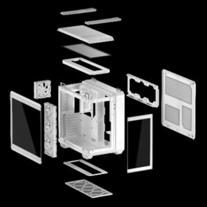 ASUS TUF GAMING GT502 Horizon TG ARGB White Midi Tower Blanco ASUS TUF GAMING GT502 Horizon TG ARGB White Midi Tower Blanco