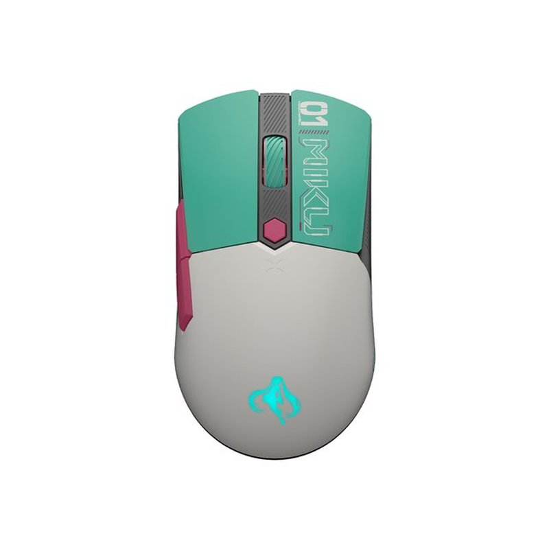 ASUS TUF Gaming Mini Wireless Mouse Hatsune Miku Edition ratón Juego mano derecha RF Wireless + Bluetooth + USB Type-A Óptico 1200 DPI
