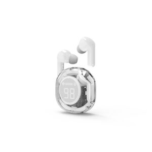 AURICULARES GEMBIRD TWST-01-W TRANSPARENTES BLANCO BT
