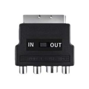 Adapter Scart-M/S-Video-F+3xRCA-F