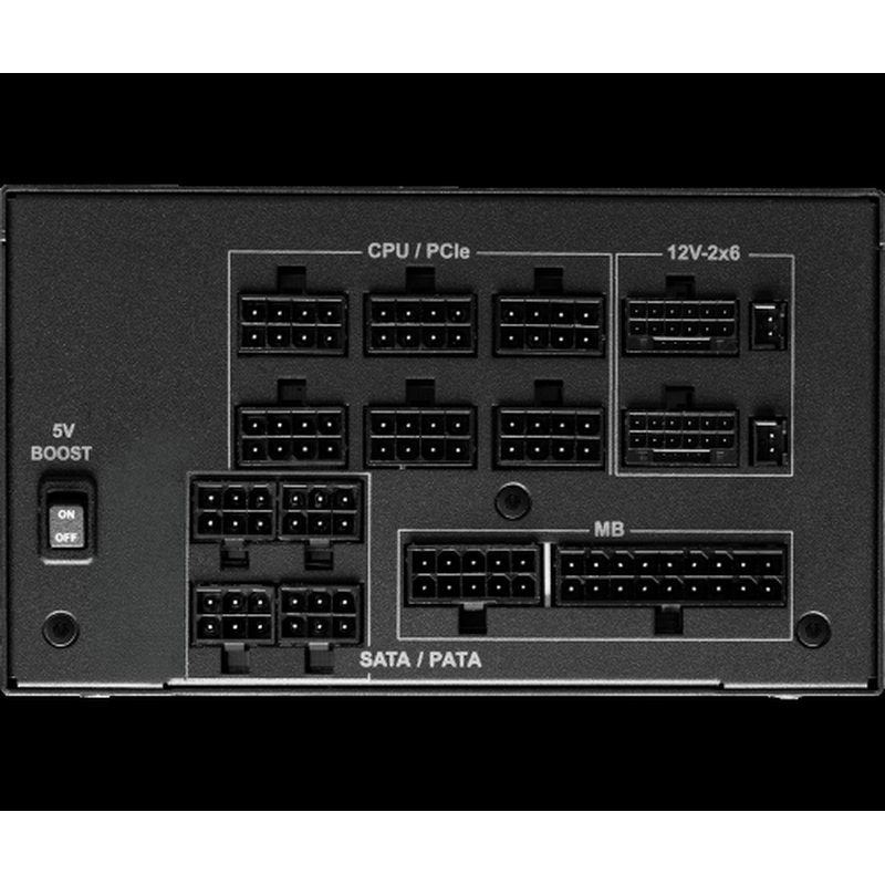 Asrock Phantom Gaming PG-1300G unidad de fuente de alimentación 1300 W 20+4 pin ATX ATX Negro - Imagen 4