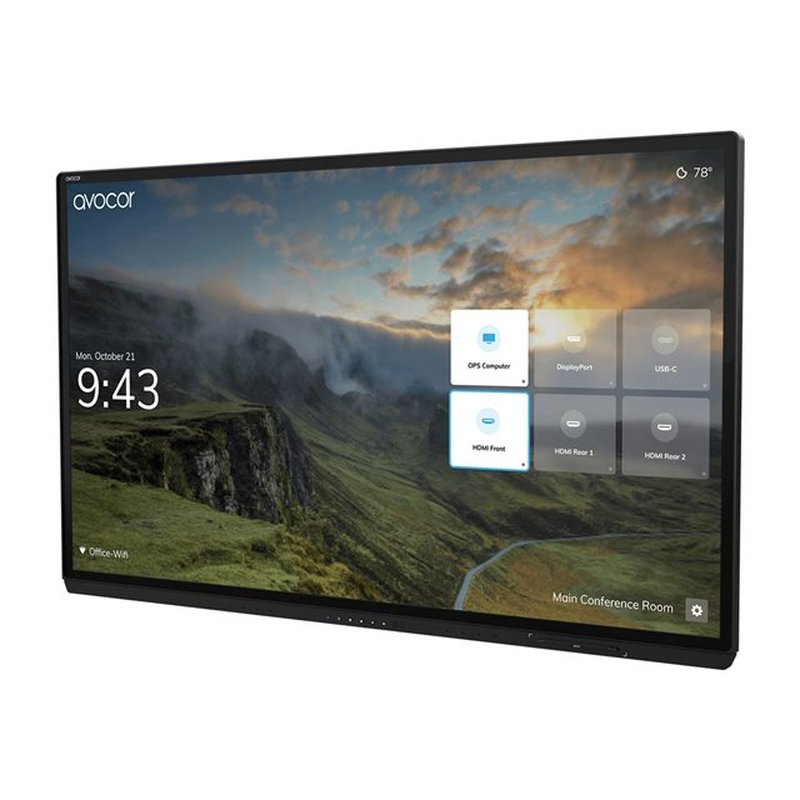 Avocor G-series 86" 4K LED touch display Avocor G-series 86" 4K LED touch display