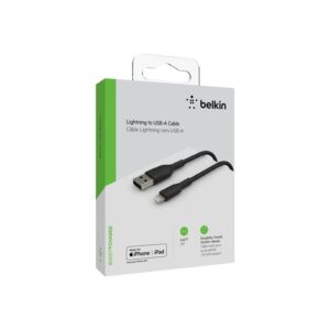 Belkin CAA002BT2MBK cable de conector Lightning 2 m Negro Belkin CAA002BT2MBK cable de conector Lightning 2 m Negro