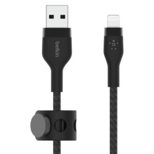 Belkin CAA010BT3MBK cable USB 3 m USB A USB C/Lightning Negro