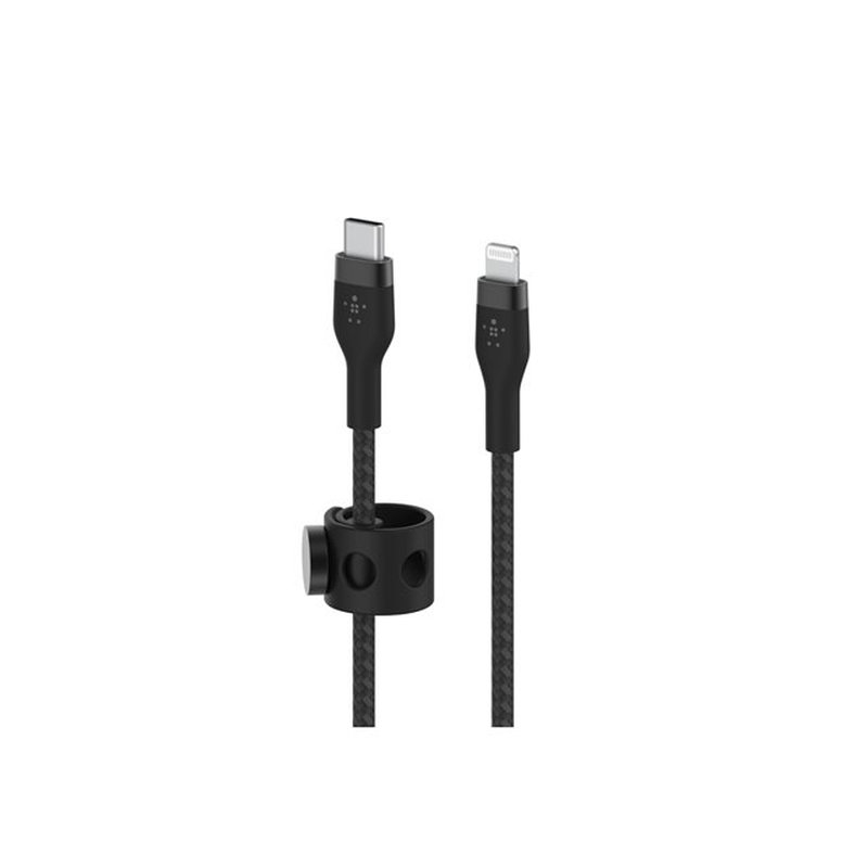 Belkin CAA011BT3MBK cable USB 3 m USB C USB C/Lightning Negro - Imagen 2