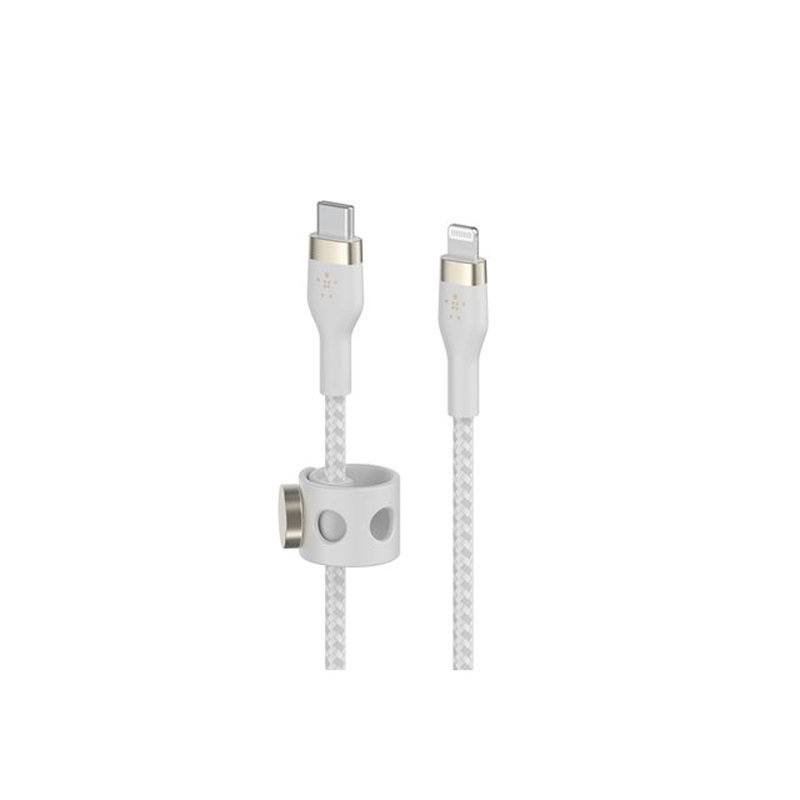 Belkin CAA011BT3MWH cable USB 3 m USB C USB C/Lightning Blanco