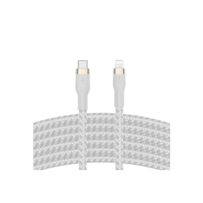 Belkin CAA011BT3MWH cable USB 3 m USB C USB C/Lightning Blanco - Imagen 3
