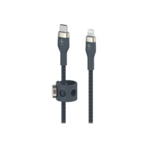 Alternative view of Belkin CHARGE USB-C LTG Braided Sil 1M B