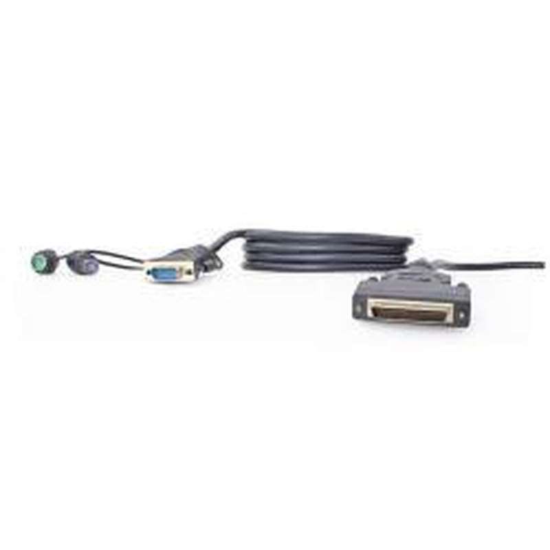 Belkin OmniView ENTERPRISE Series Dual-Port PS/2 KVM Cable cable para video, teclado y ratón (kvm) Negro 1,8 m