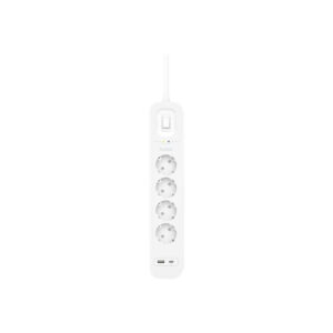 Belkin SRB001VF2M limitador de tensión Blanco 4 salidas AC 2 m