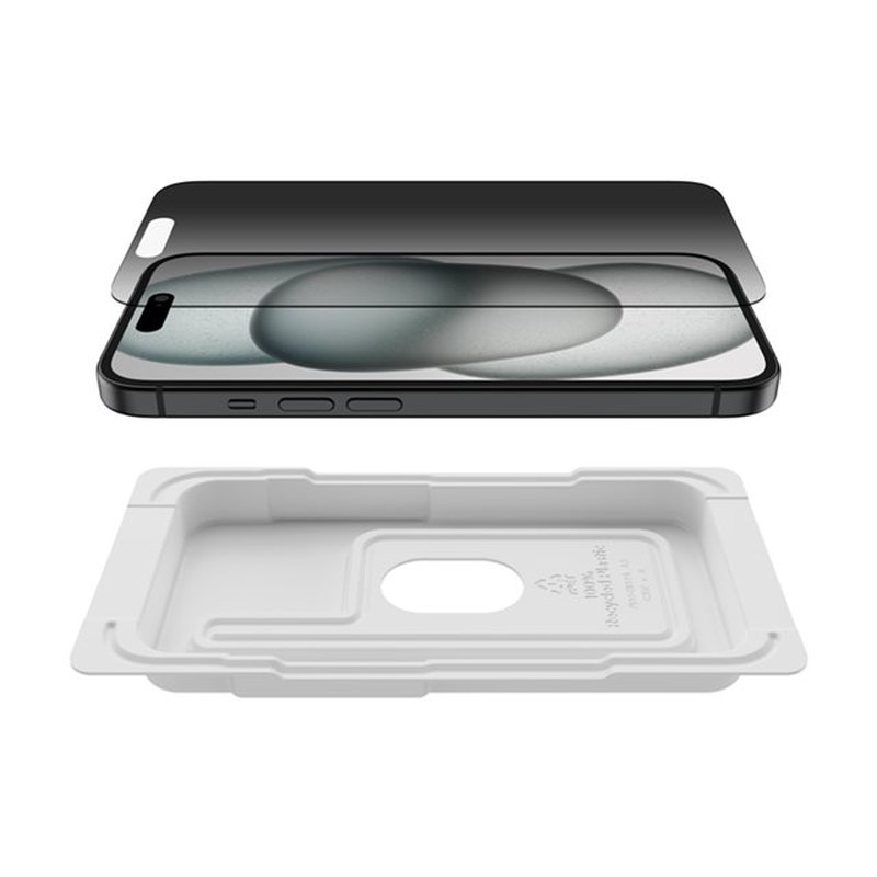 Belkin TempGlass Priv-iPhone 16/15/14Pro Belkin TempGlass Priv-iPhone 16/15/14Pro - Imagen 3