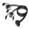 Belkin VGA & PS/2 KVM 3m cable para video, teclado y ratón (kvm) Negro