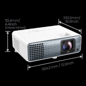 BenQ TK710STi videoproyector Proyector de alcance estándar 3200 lúmenes ANSI DLP UHD 4K (3840x2160) 3D Negro, Blanco BenQ TK710STi videoproyector Proyector de alcance estándar 3200 lúmenes ANSI DLP UHD 4K (3840x2160) 3D Negro, Blanco
