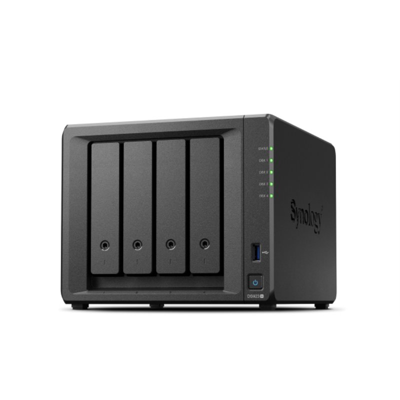 CABINA ALMACENAMIENTO SYNOLOGY DS923+ 4 BAHIAS SATA RAID GLAN BLACK