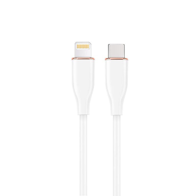 CABLE DE CARGA Y DATOS GEMBIRD USB TIPO-C A 8 CLAVIJAS 1,5 M BLANCO CABLE DE CARGA Y DATOS GEMBIRD USB TIPO-C A 8 CLAVIJAS 1,5 M BLANCO