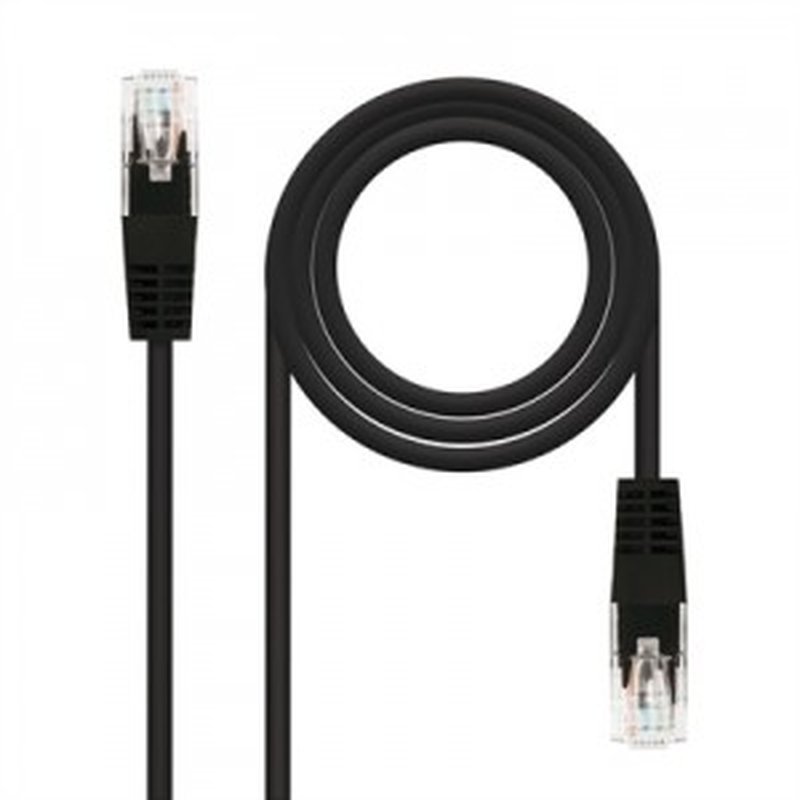 Nanocable Cable Red Latiguillo RJ45 CAT.6 UTP AWG24, Negro, 25 cm Nanocable Cable Red Latiguillo RJ45 CAT.6 UTP AWG24, Negro, 25 cm
