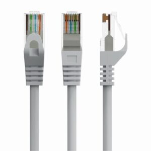 CABLE RED GEMBIRD UTP CAT6 1M COBRE GRIS