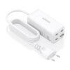 AISENS Cargador Sobremesa GaN 100W, 3x USB-C PD3.0 QC4.0 QC5.0, 1x USB-A QC3.0, Blanco AISENS Cargador Sobremesa GaN 100W, 3x USB-C PD3.0 QC4.0 QC5.0, 1x USB-A QC3.0, Blanco