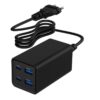 CARGADOR RAPIDO GEMBIRD USB POWERDELIVERY GAN DE 4 PUERTOS 65 W NEGRO CARGADOR RAPIDO GEMBIRD USB POWERDELIVERY GAN DE 4 PUERTOS 65 W NEGRO