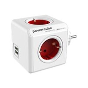 PowerCube Original USB Red 4outlet 120V