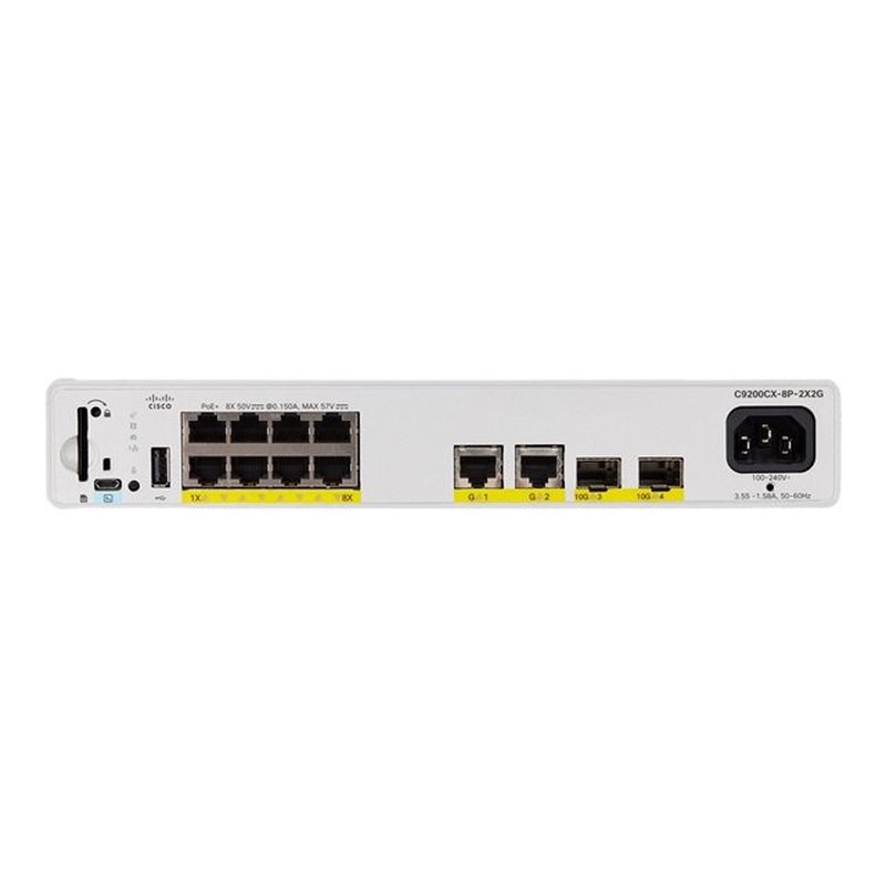 Cat9000 Compact Switch 8 p PoE+240W Adv Cat9000 Compact Switch 8 p PoE+240W Adv