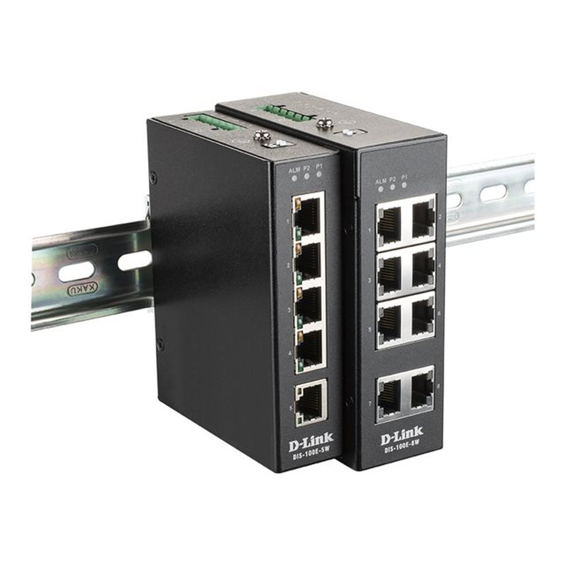 D-Link DIS-100E-5W switch No administrado L2 Fast Ethernet (10/100) Negro