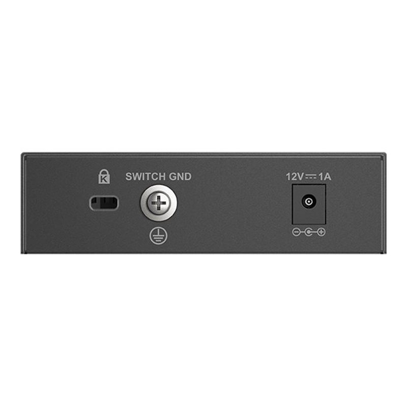 D-Link DMS-105 No administrado L2 2.5G Ethernet (100/1000/2500) Negro - Imagen 3