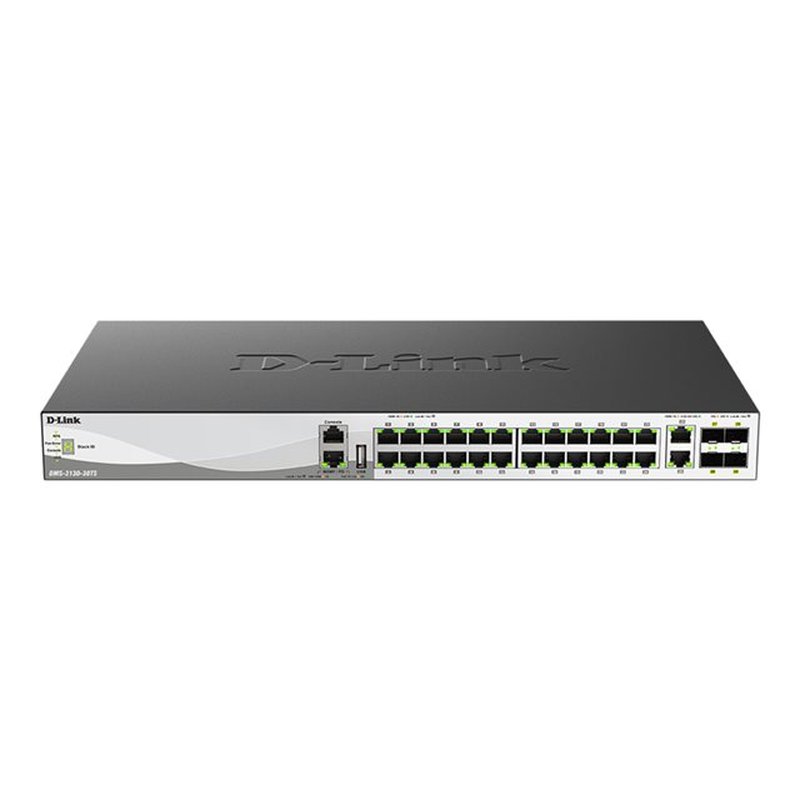 D-Link DMS-3130-30TS switch Gestionado L3 10G Ethernet (100/1000/10000) Negro