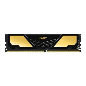 DDR4 TEAMGROUP ELITE HEATSINK 16GB 3200 NEGRO / DORADO
