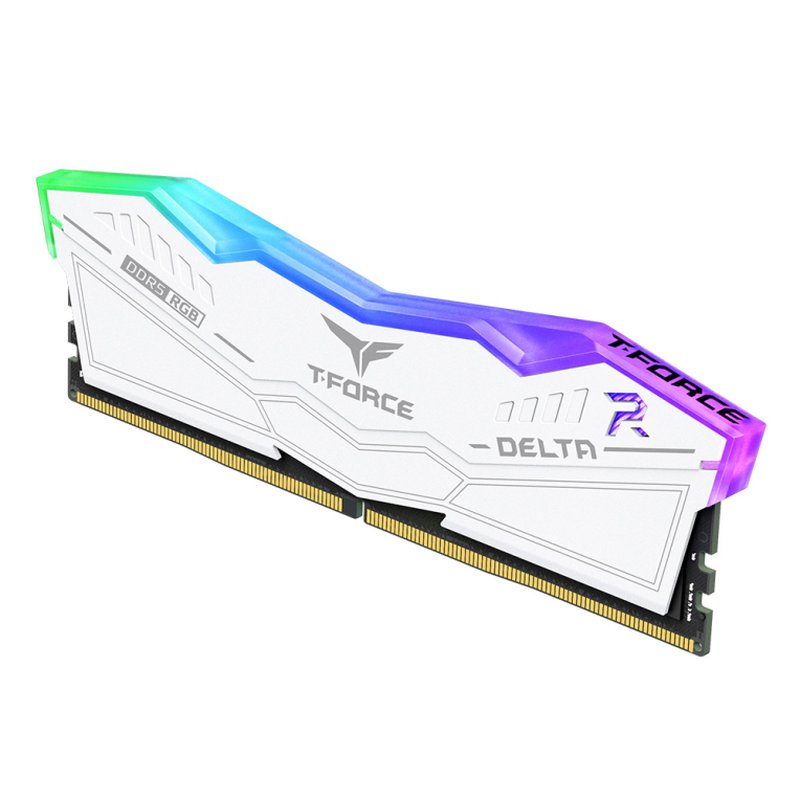 DDR5 TEAMGROUP T-FORCE DELTA RGB 8GB X2 6000 BLANCO LED
