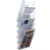 EXPOSITOR MURAL ANTIMICROBIANO STERITOUCH ARCHIPLAY 6 COMPARTIMENTOS DIN A4 VERTICAL 190X235X685 MM CRISTAL TRANSPARENTE ARCHIVO 2000 6126AM CS TP