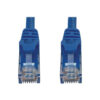Eaton N261-025-BL cable de red Azul 7,6 m Cat6a U/UTP (UTP)