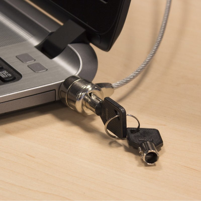 Ewent EW1242 cable antirrobo Negro, Acero inoxidable 1,5 m - Imagen 5