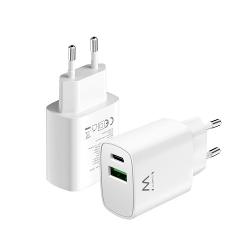 Ewent EW1321 cargador de dispositivo móvil Universal Blanco Corriente alterna Carga rápida Interior Ewent EW1321 cargador de dispositivo móvil Universal Blanco Corriente alterna Carga rápida Interior - Imagen 2