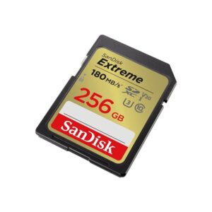 Extreme 256GB SDXC 180MB/s UHS-I C10 U3