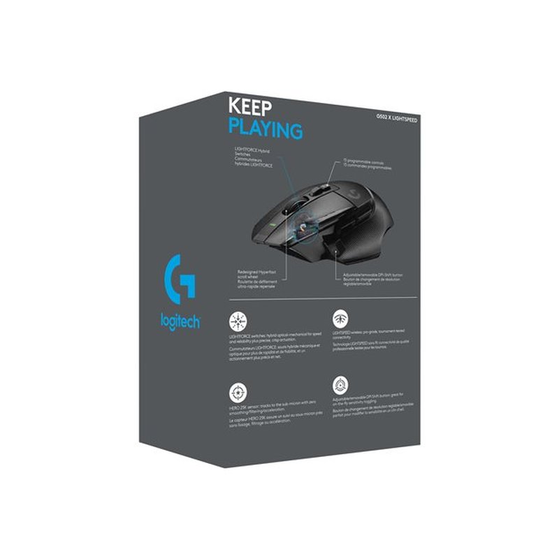 G502 X LIGHTSPEED - BLACK/CORE - EER2 G502 X LIGHTSPEED - BLACK/CORE - EER2 - Imagen 13