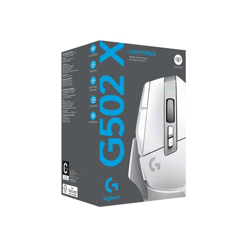 G502 X LIGHTSPEED - WHITE/CORE - EWR2 G502 X LIGHTSPEED - WHITE/CORE - EWR2 - Imagen 6