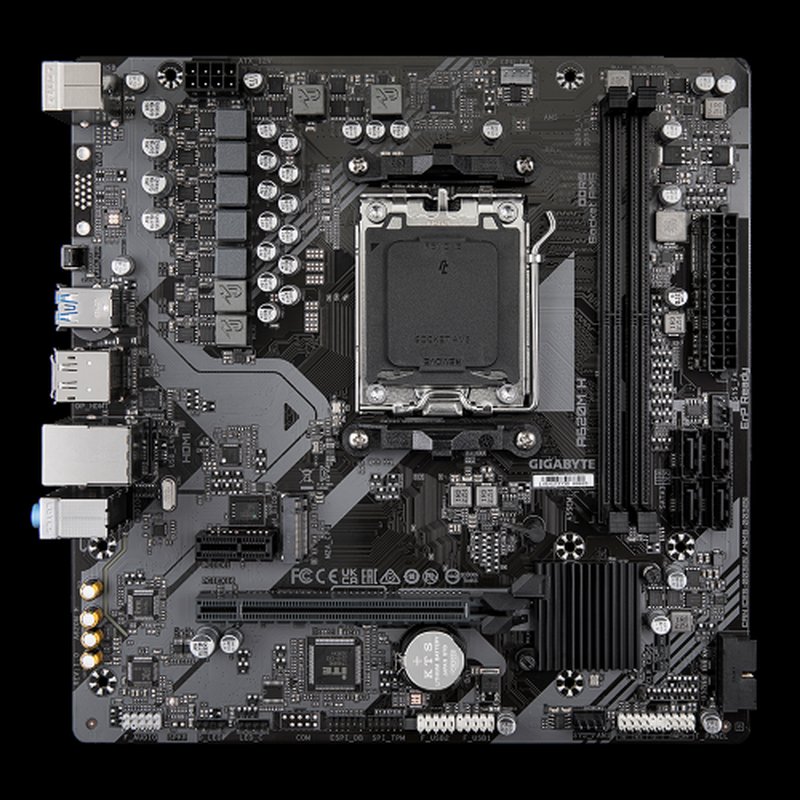 GIGABYTE A620M H placa base AMD A620 Zócalo AM5 micro ATX - Imagen 2