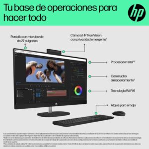 HP 27 inch All-in-One 27-cr0089ns PC Intel® Core™ i5 i5-1335U 16 GB DDR4-SDRAM 512 GB SSD Windows 11 Home