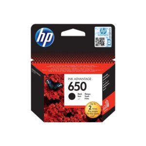 HP 650 Black Ink Cartridge EU