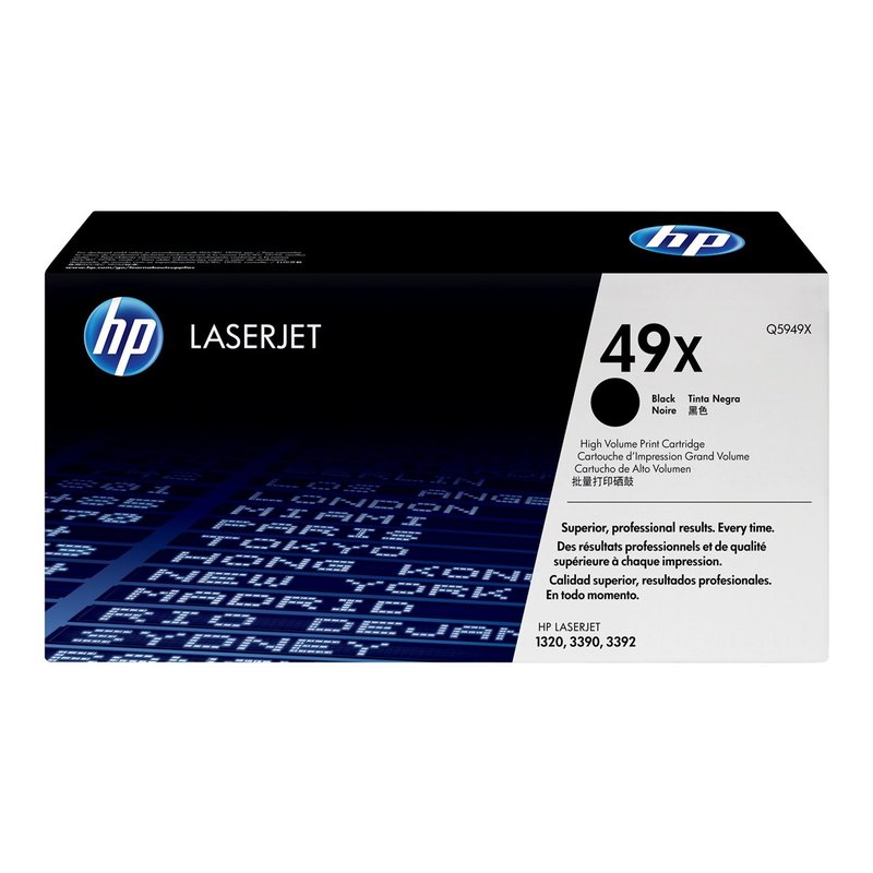 HP Cartucho de tóner original LaserJet 49X de alta capacidad negro