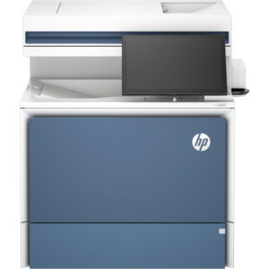 HP Color LaserJet Enterprise Flow Impresora multifunción 5800zf, Imprima, copie, escanee y envíe por fax, Alimentador automático de documentos; Bandejas de alta capacidad opcionales; Pantalla táctil; Cartucho TerraJet