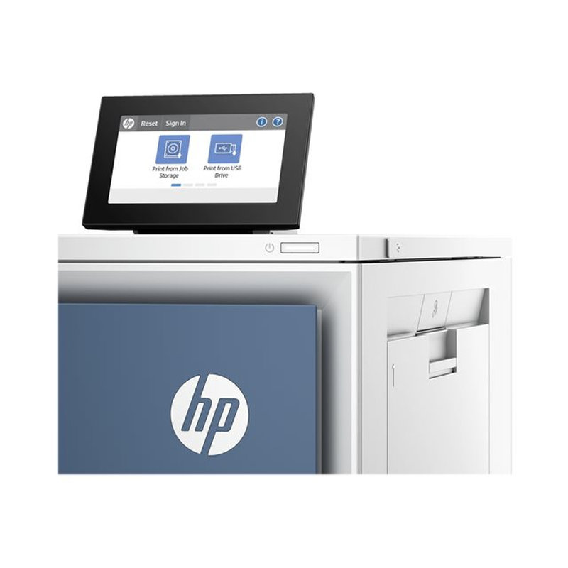 HP Color LaserJet Enterprise Impresora 6700dn, Estampado, Puerto de unidad flash USB frontal; Bandejas de alta capacidad opcionales; Pantalla táctil; Cartucho TerraJet - Imagen 7