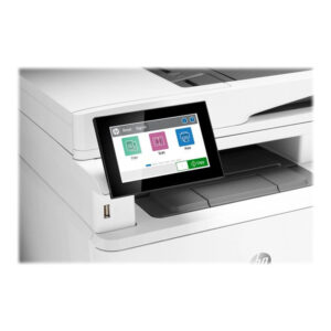 HP LaserJet Enterprise Impresora multifunción M430f, Blanco y negro, Impresora para Empresas, Imprima, copie, escanee y envíe por fax, AAD de 50 hojas; Impresión a doble cara; Escaneado a doble cara; Impresión desde USB frontal; Tamaño compacto; Energéticamente eficiente; Gran seguridad