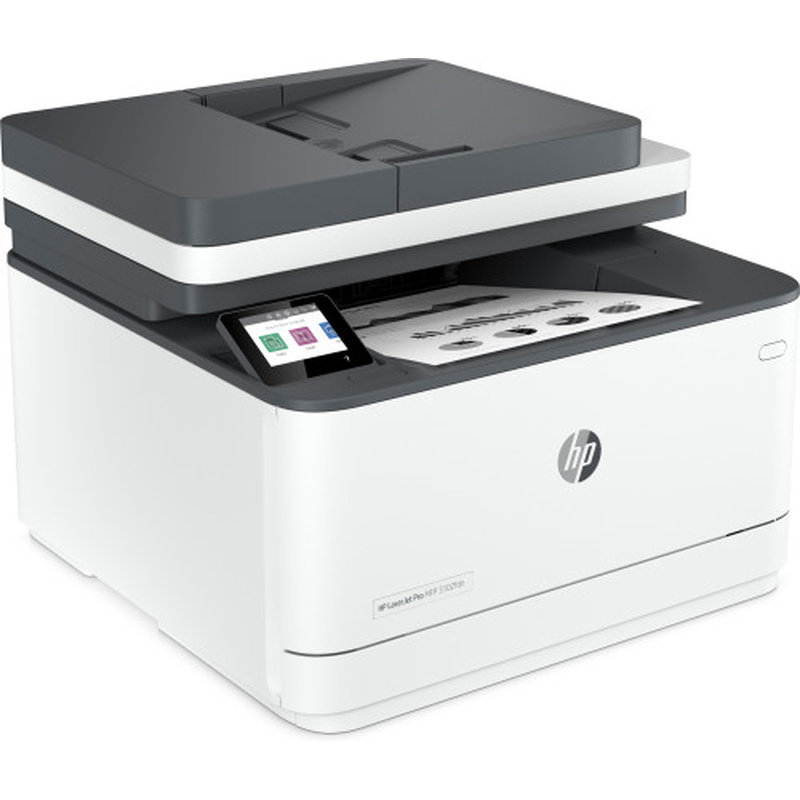 HP LaserJet Impresora multifunción Pro 3102fdn, Blanco y negro, Impresora para Pequeñas y medianas empresas, Imprima, copie, escanee y envíe por fax, Alimentador automático de documentos; Impresión a doble cara; Puerto frontal de unidad flash USB; Pantalla táctil HP LaserJet Impresora multifunción Pro 3102fdn, Blanco y negro, Impresora para Pequeñas y medianas empresas, Imprima, copie, escanee y envíe por fax, Alimentador automático de documentos; Impresión a doble cara; Puerto frontal de unidad flash USB; Pantalla táctil - Imagen 4