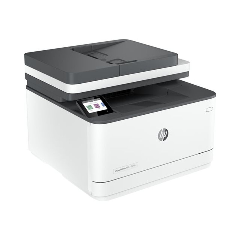 HP LaserJet Impresora multifunción Pro 3102fdn, Blanco y negro, Impresora para Pequeñas y medianas empresas, Imprima, copie, escanee y envíe por fax, Alimentador automático de documentos; Impresión a doble cara; Puerto frontal de unidad flash USB; Pantalla táctil - Imagen 3