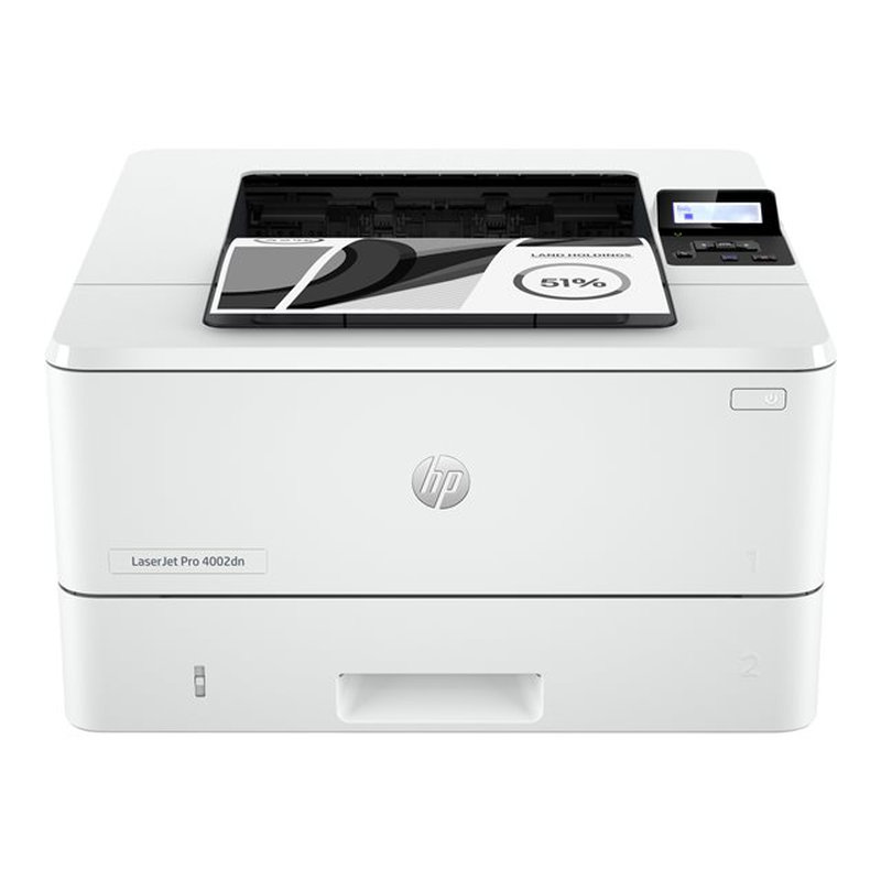 HP LaserJet Pro Impresora 4002dn, Estampado, Impresión a doble cara; Velocidades rápidas de salida de la primera página; Energéticamente eficiente; Tamaño compacto; Sólida seguridad - Imagen 2
